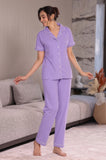 Periwinkle Solid Pyjama Set