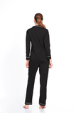 Black Full Sleeve Nightsuit Set
