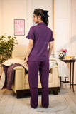 Lavender Solid Pyjama Set