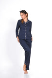 Navy Full Sleeve Nightsuit Set