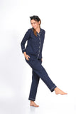 Navy Full Sleeve Nightsuit Set