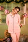 Cozy Winter Fleece Nightsuit Set – Peachy Peach