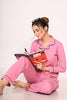 Pink Full Sleeve Nightsuit Set